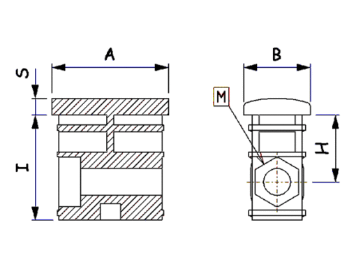 CEGR01-EGR01 - Tube rectangle - Bouiller Plastiques