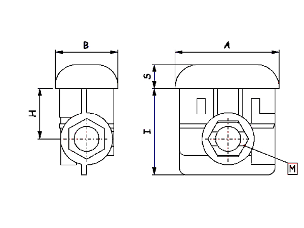CEGR02-EGR02 - Tube rectangle - Bouiller Plastiques