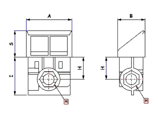 CEGR04-EGR04 - Tube rectangle - Bouiller Plastiques